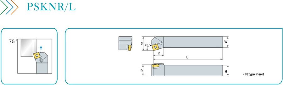 切削刀架 PSKNR2020