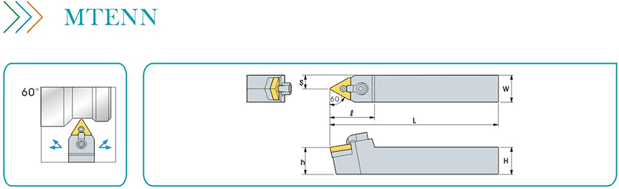切削刀具 MTENN